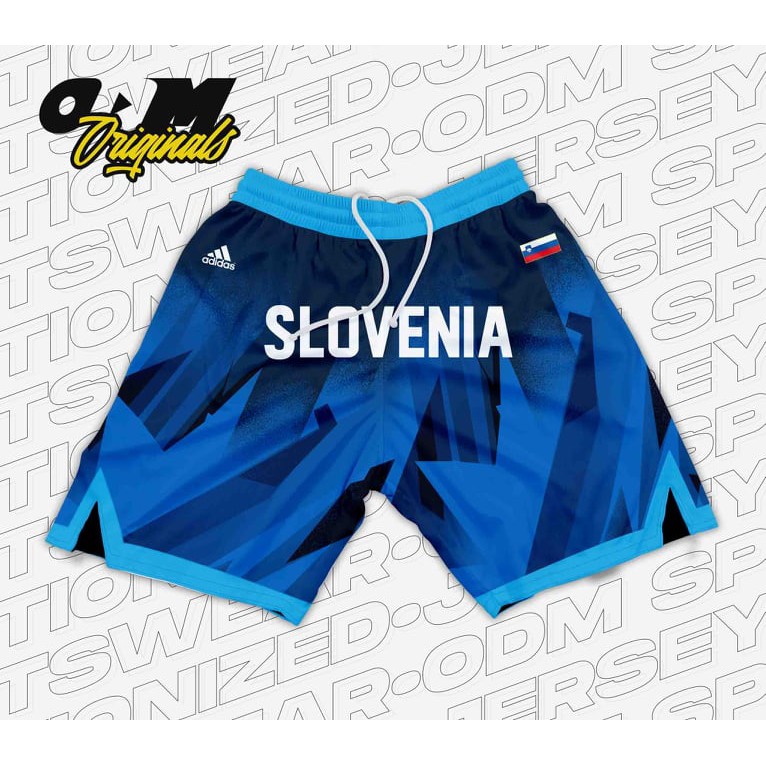 Team SLOVENIA OLYMPIC Dark Retro Shorts Shopee Philippines