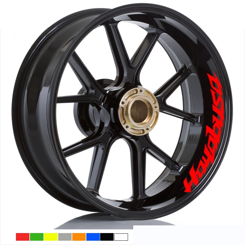 Suzuki HAYABUSA GSXR1300 Motorcycle Styling Wheel Tire Logo Creative ...