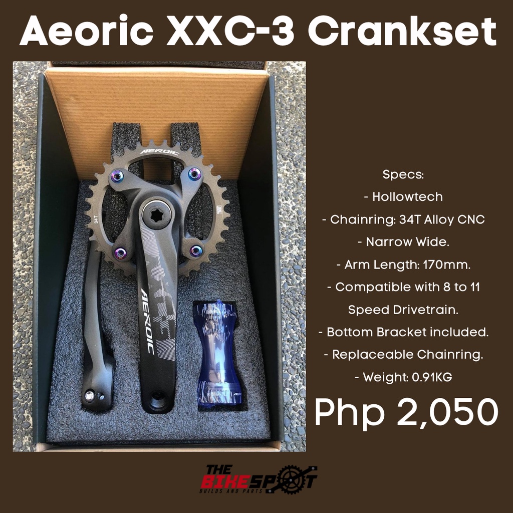 Aeroic crankset store