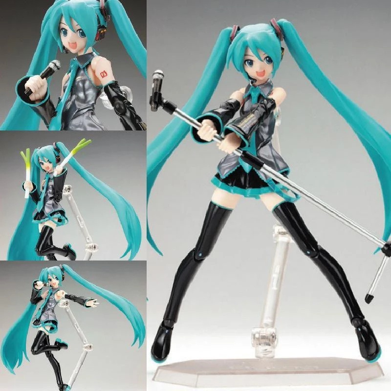Anime Cantor Virtual Cebola MIKU Figma 014 PVC Action Figure No Box ...