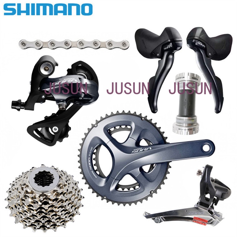 Shimano SORA R3000 2×9 Speed Groupset Road Bicycle Bike Groupsets FC ...