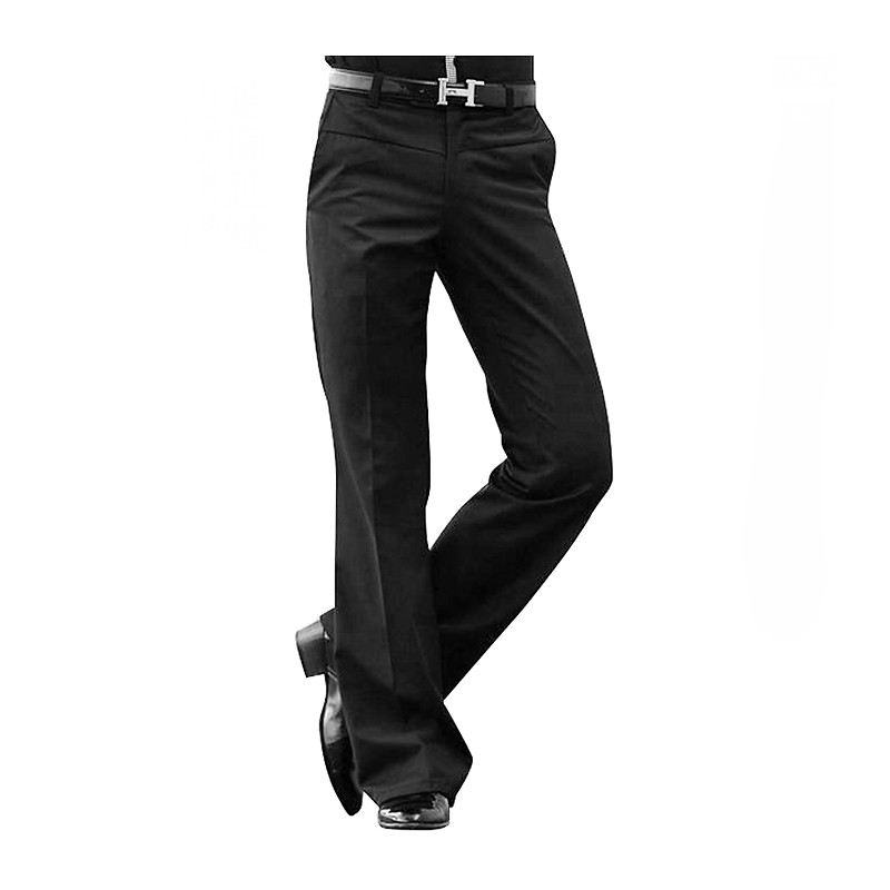 Plus Black Acetate Stretch Flare Pants