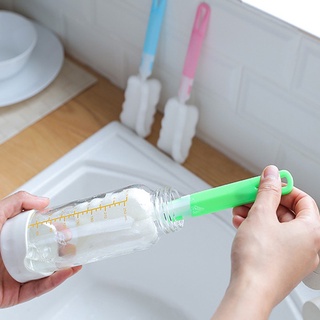 1pcs Multifunctional Bottle Brush Cleaning Set Sponge Bottle