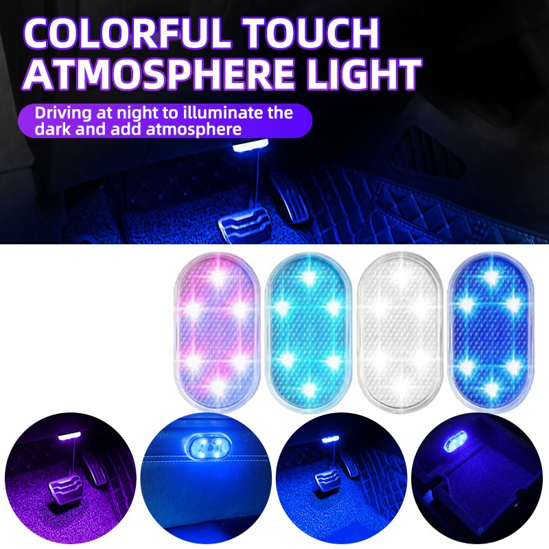 Car Interior Light Ambient Light Touch Auto Roof Ceiling Reading Lamp LED Car Styling Night