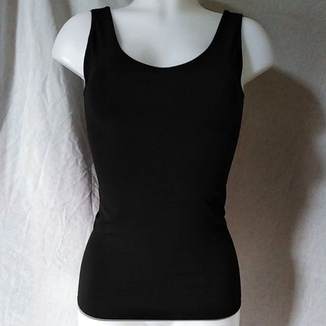 Black Fitted Sleeveless Top