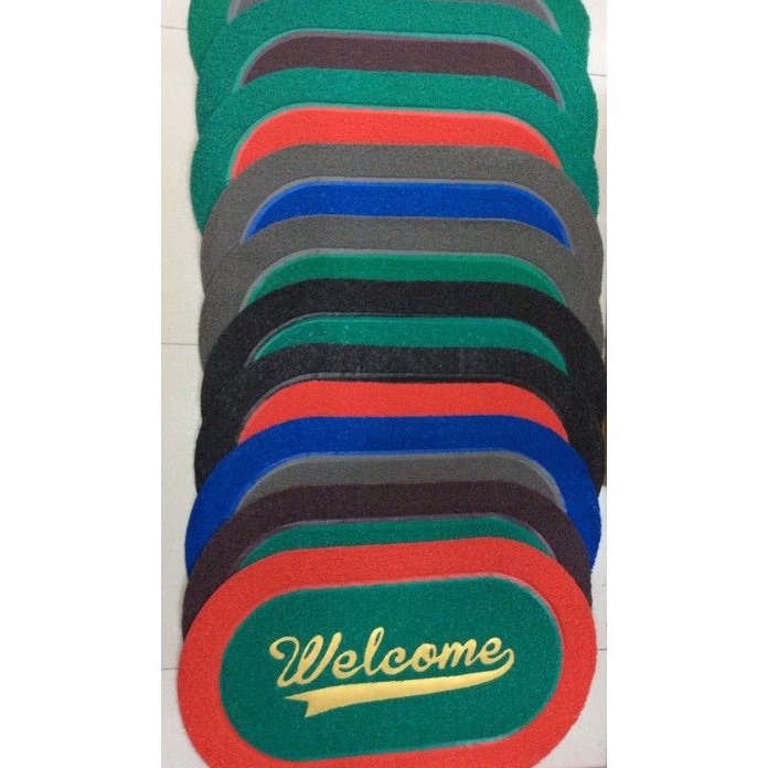 Soft matting Welcome Rug Round (40X70CM) (ASSORTED COLOR) | Shopee ...