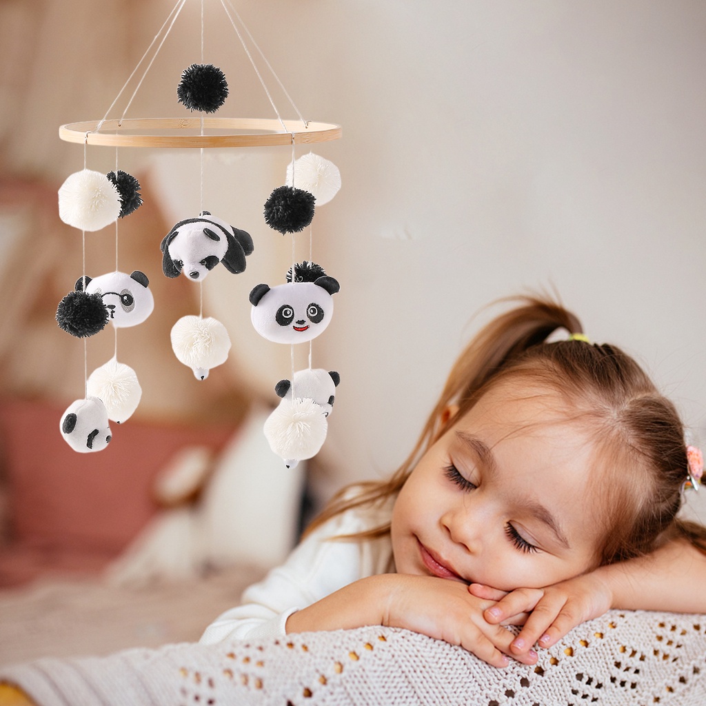 Mamimami Home Baby Mobile Rattles Toys 0-12 Months Carousel Crib Holder ...