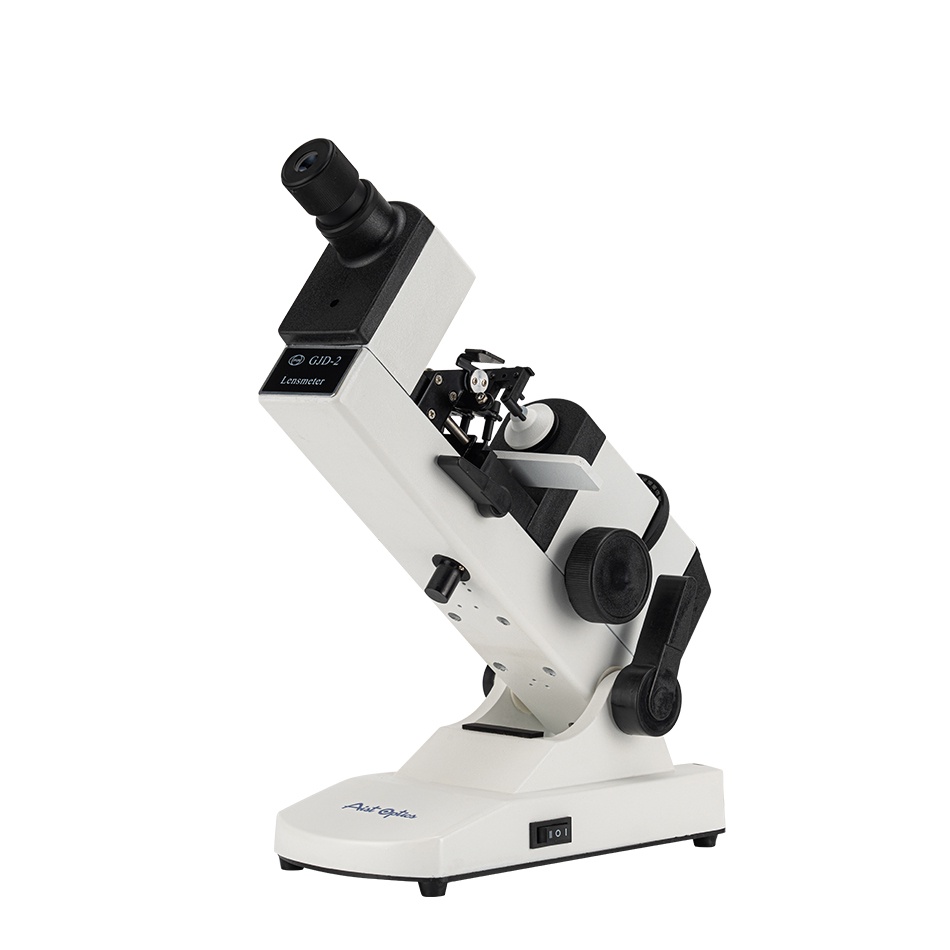 GJD-2 Manual Lensmeter Lensometer Inner Reading AC and DC Power Optical ...