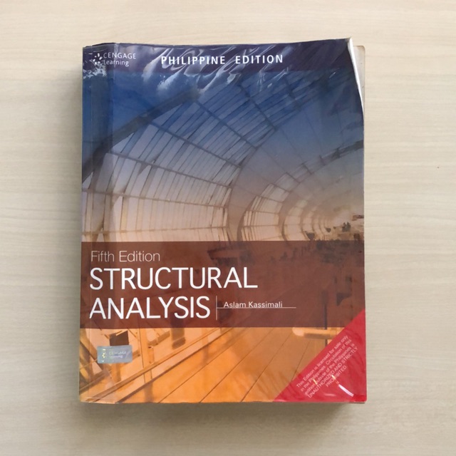 Structural Analysis (5th Edition) By Aslam Kassimali | Shopee Philippines