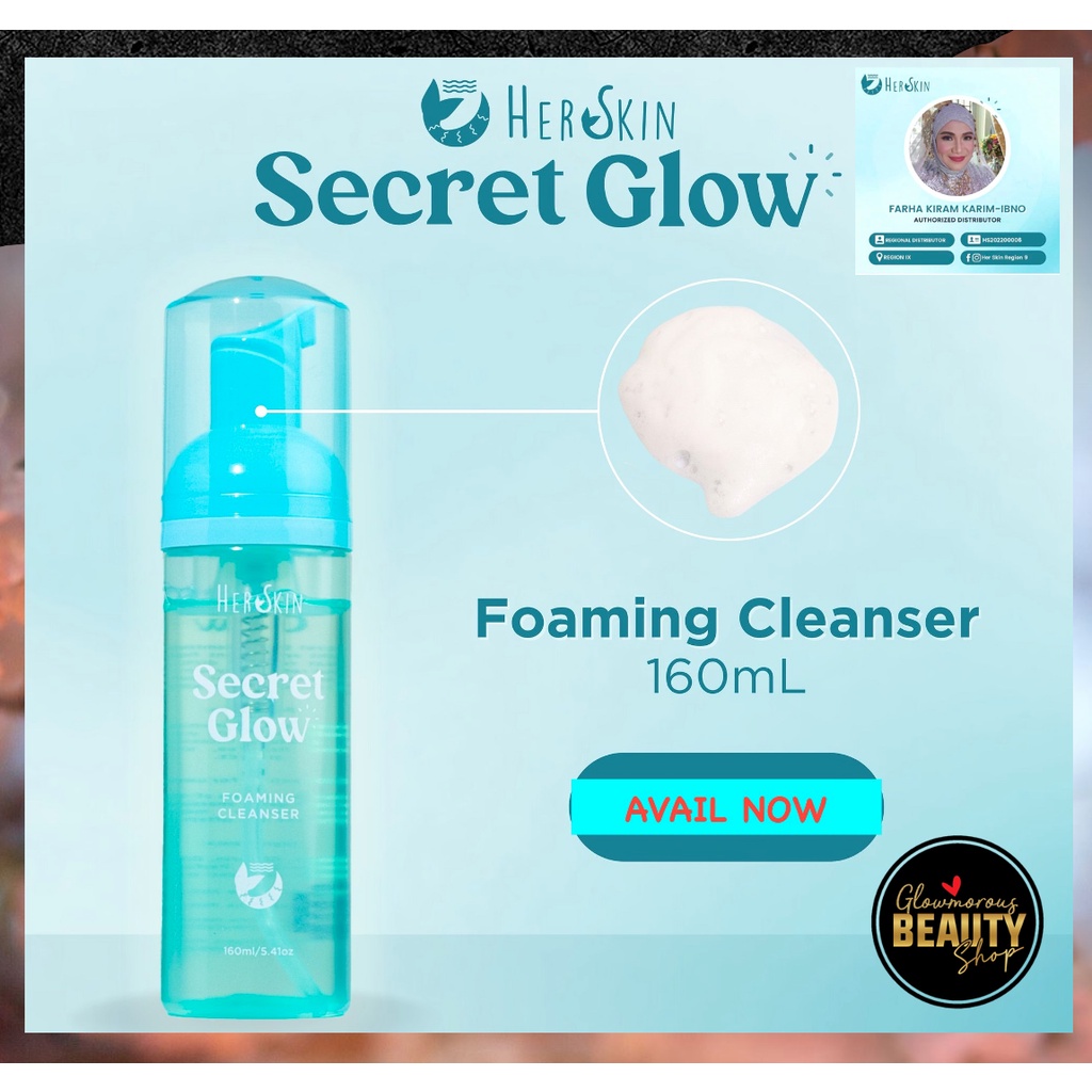 HER SKIN BIG SECRET GLOW FOAM CLEANSER 160ML | Shopee Philippines