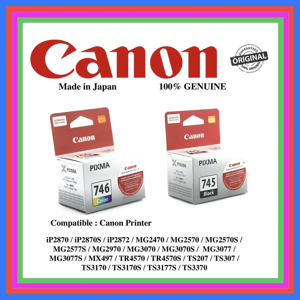 Canon Cartridge for Canon Pixma Printer iP2870 / iP2870S / iP2872 ...
