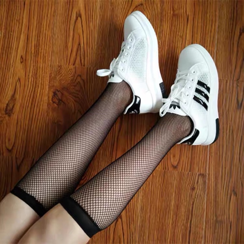 Adidas fishnet outlet socks