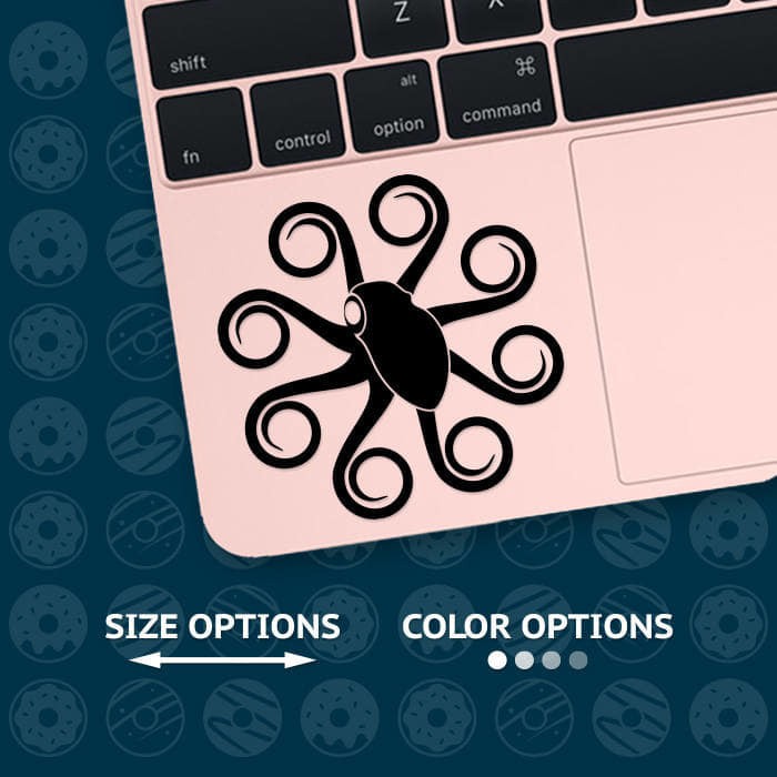 Laptop Sticker Decal, Cute Sticker, Octopus Oktopus Sea Animal ...