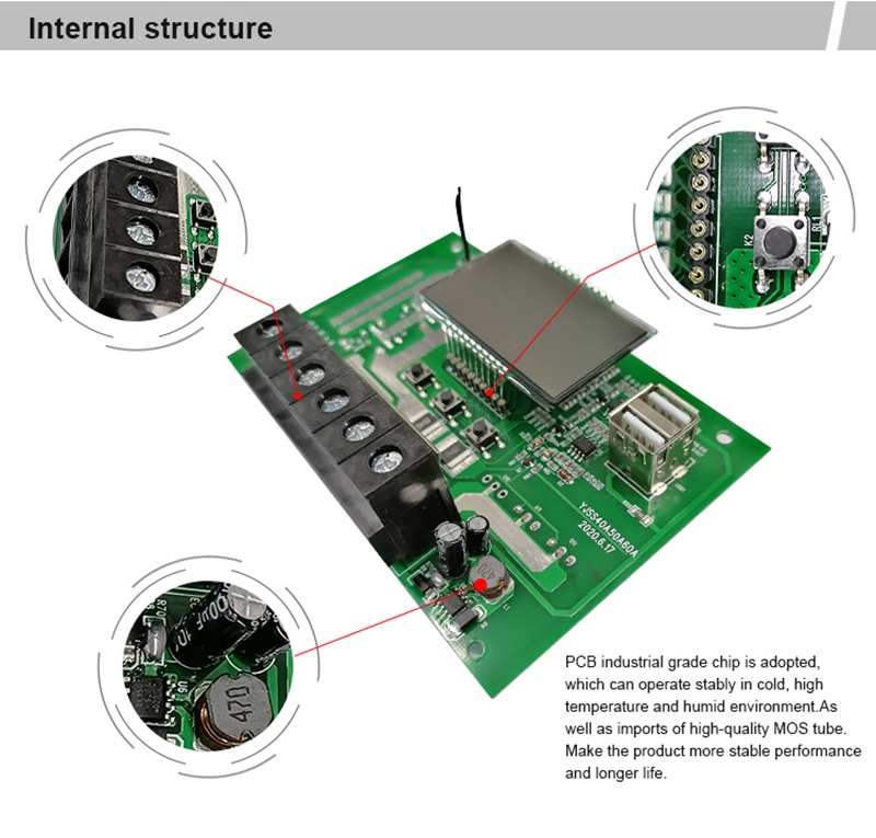 10A 20A 30A PWM Solar Charge Controller 12V/24V Battery Regulator Solar ...