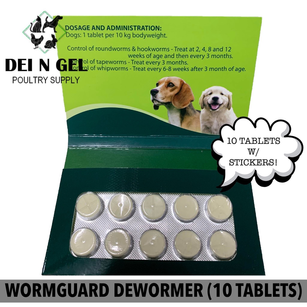Wormguard Deworming Tablet for Dogs (10 TABLETS) Shopee Philippines