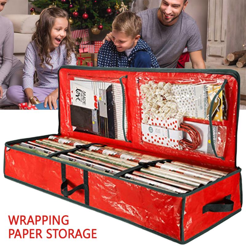 [XUYAOSHAN]Christmas Gift Wrap Storage Bag Waterproof Underbed Storage ...