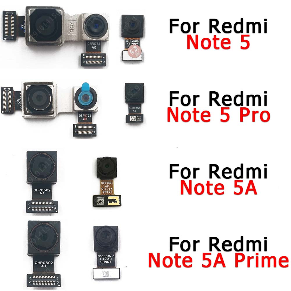 Original Front Back Camera For Xiaomi Redmi Note 5 Pro 5A Prime Facing ...