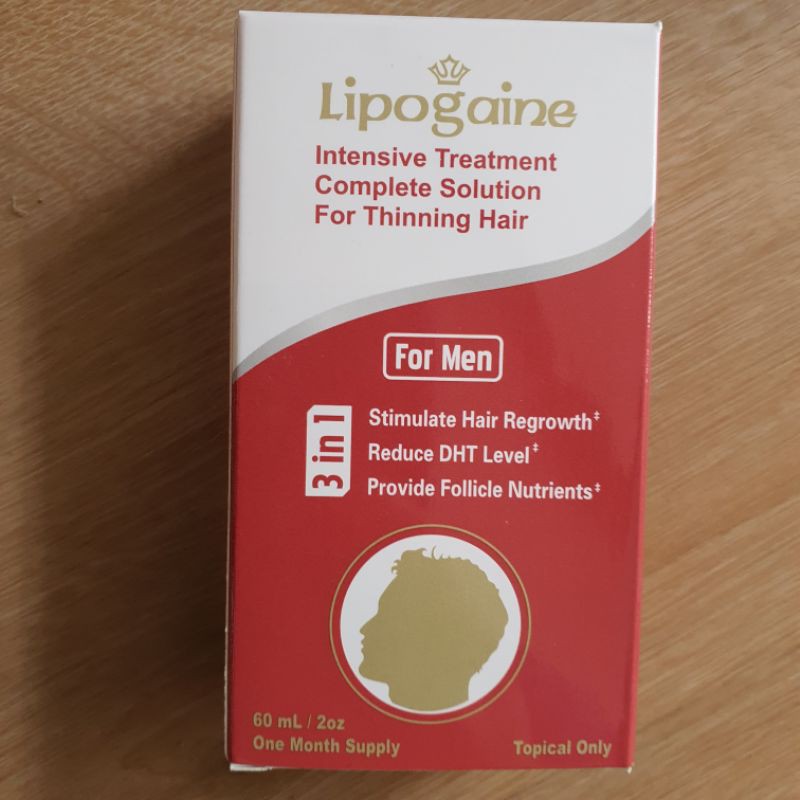 Lipogaine for Men, 60mL, 3 in 1, Topical | Shopee Philippines