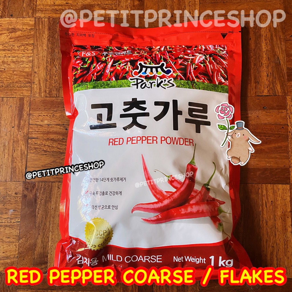 Park's Korean Red Pepper Flakes Gochugaru For Making Kimchi (1 Kilo