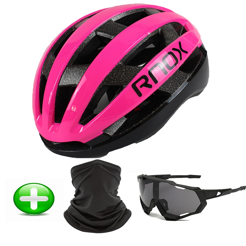 Rnox Helmet Bike Helmet With Sunglasses Safety Ultralight MTB Bicycle Helmet For Men Women Mountain Shopee Philippines