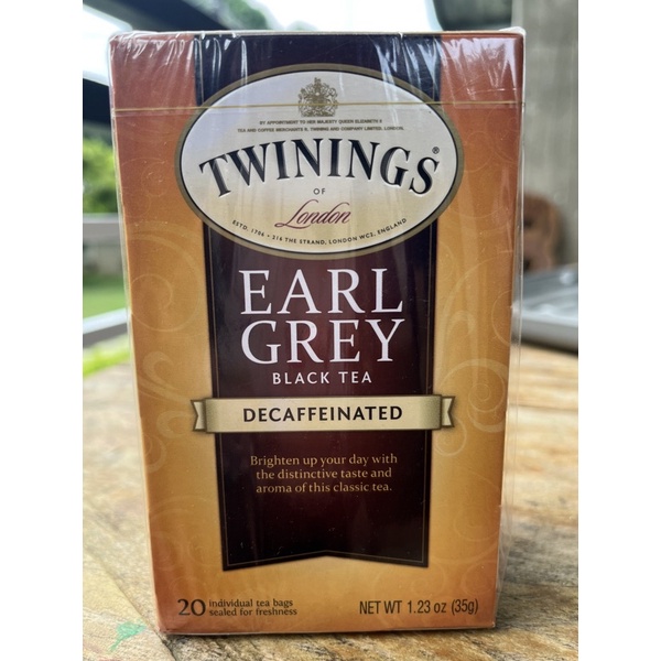 Twinings Earl Grey, Decaffeinated (25 tea bags) Shopee Philippines
