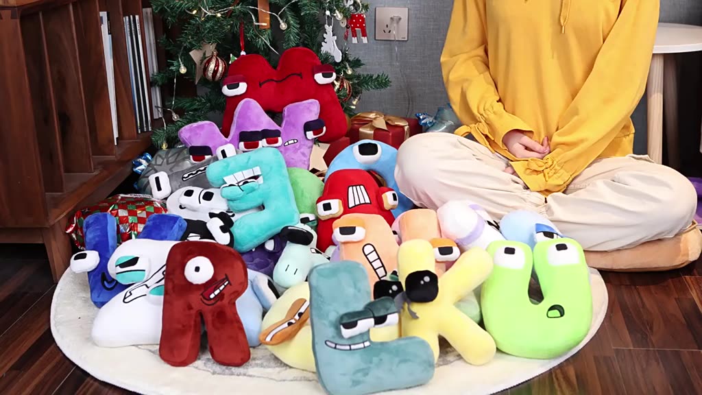 26 Alphabet Plush Toy Alphabet Lore Stuffed Doll Preschool Educational ...