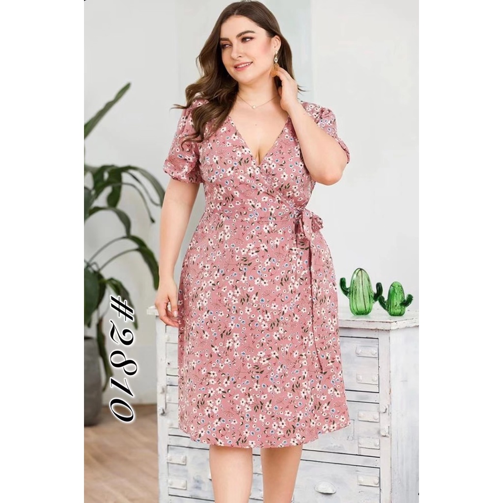 Wrap around hot sale dress shopee