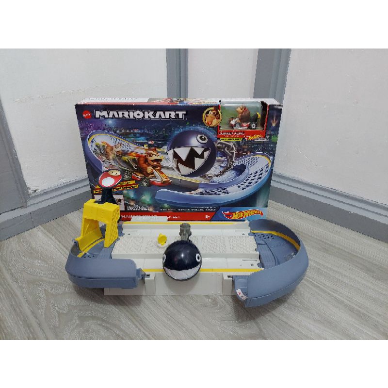 Hot Wheels MarioKart Chain Chomp Track Set set) Shopee Philippines
