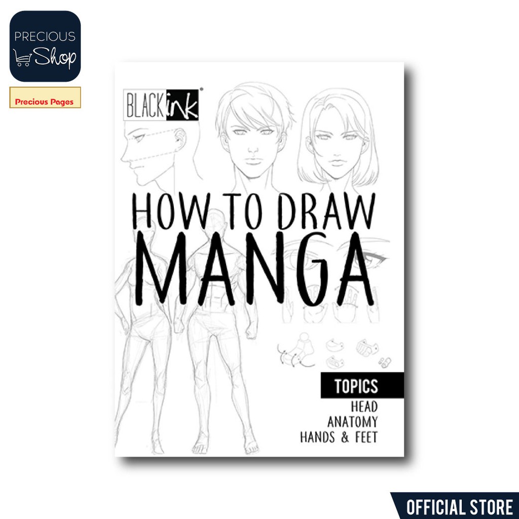 How To Draw Manga Black Ink Comics | Shopee Philippines