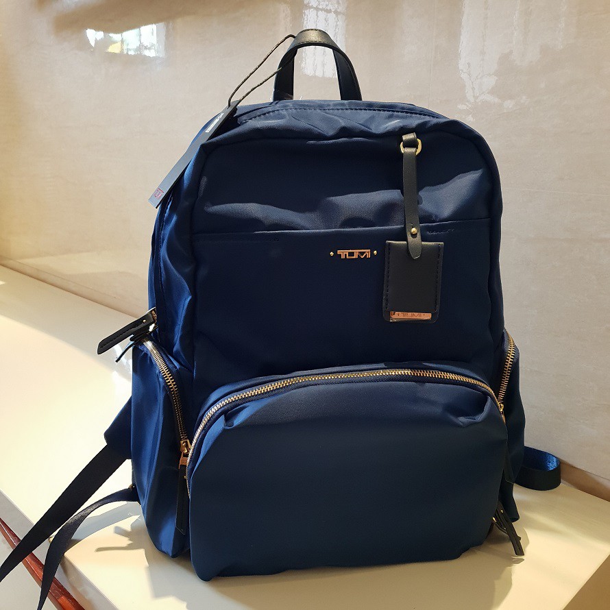 Tumi carson backpack navy sale