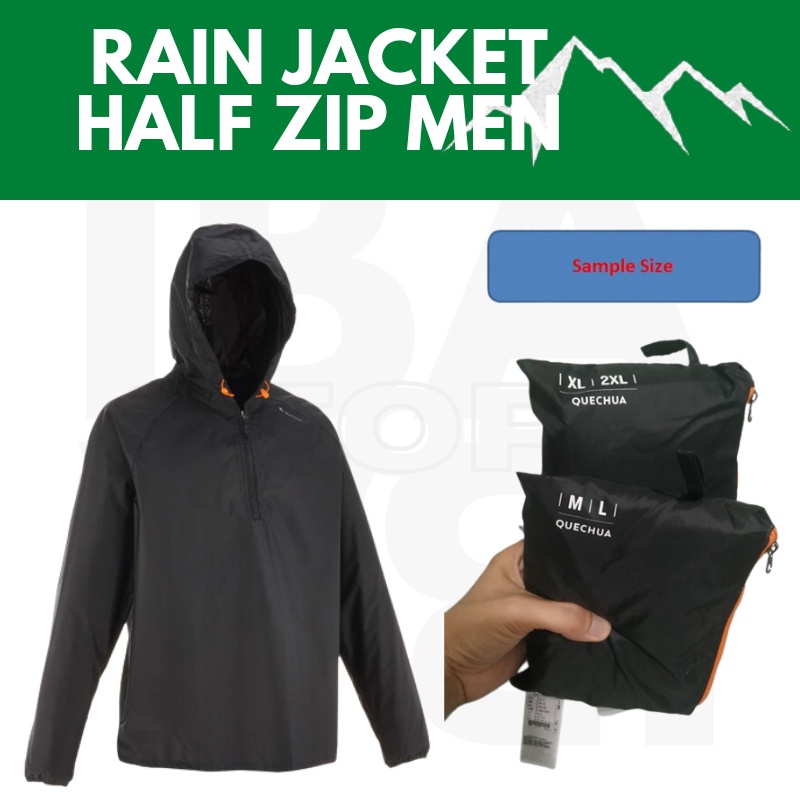 Rain coat Jacket Half Zip Shopee Philippines