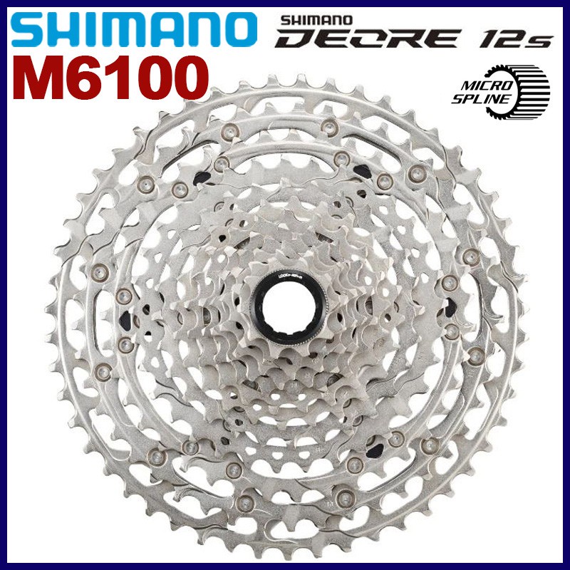 Shimano DEORE M6100 12 Speed Cogs Cassette Micro Spline MTB Cogs ...