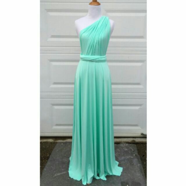 Mint green deals infinity dress