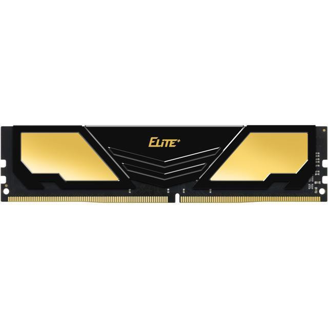 Team Elite Plus 4gb 1x4 or 16gb 1x16 2666Mhz Ddr4 Memory Black Gold ...