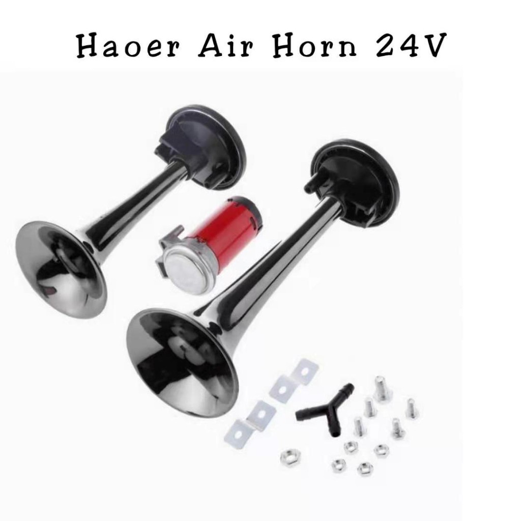 thumbnail image 2 of SKJJL 12V Air Horn Dual Compressed Air Horn, 600db Compressed Air Horn 2 of 11