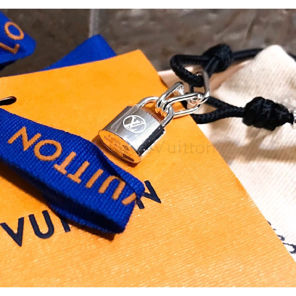 Louis Vuitton Lockit x Virgil Abloh Cord Bracelet - Blue, Sterling Silver  Charm, Bracelets - LOU715833