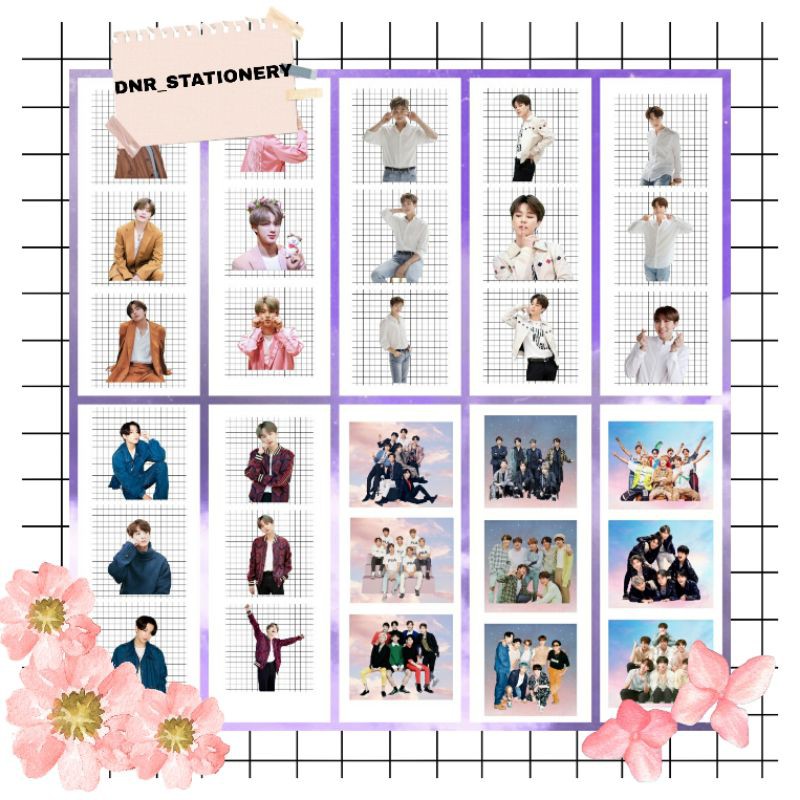 dnr-stationery-bts-army-cute-photo-strip-shopee-philippines