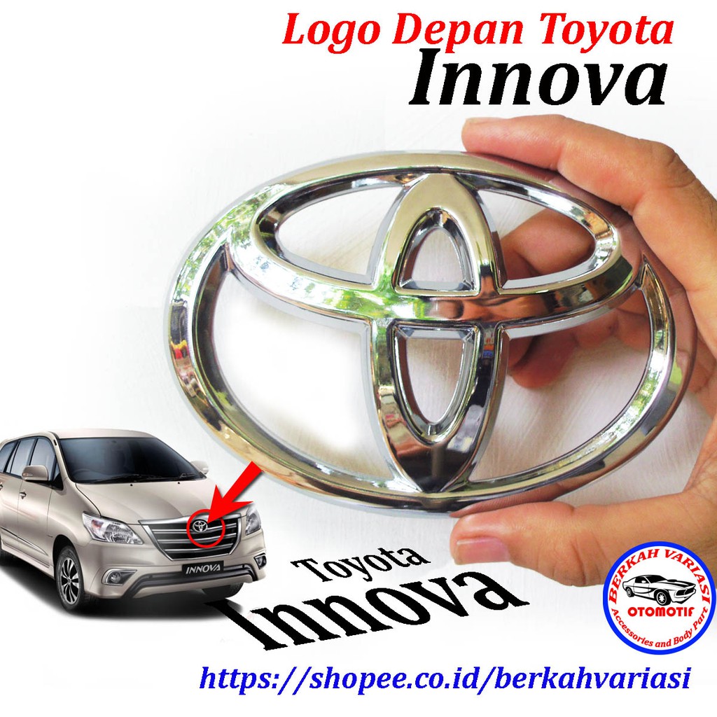 Toyota Kijang Innova Front emblem Logo 2009-2015 | Shopee Philippines