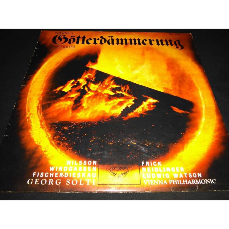 WAGNER - Gotterdammerung LP Georg Solti VINYL RECORD Classical Music ...