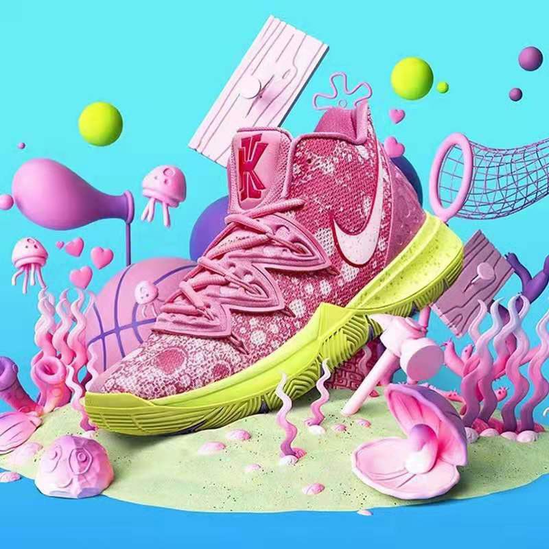 100 Original Nike Kyrie Irving Spongebob Patrick Star Collection Basketball Shoes Sports Shoes