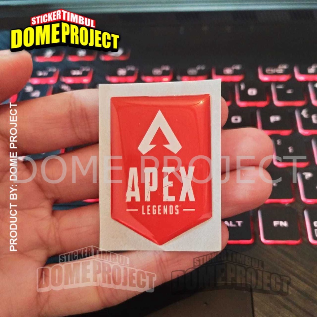 Apex LEGEND STICKER Motorcycle RESIN Embossed Accessories PC GAMING ...