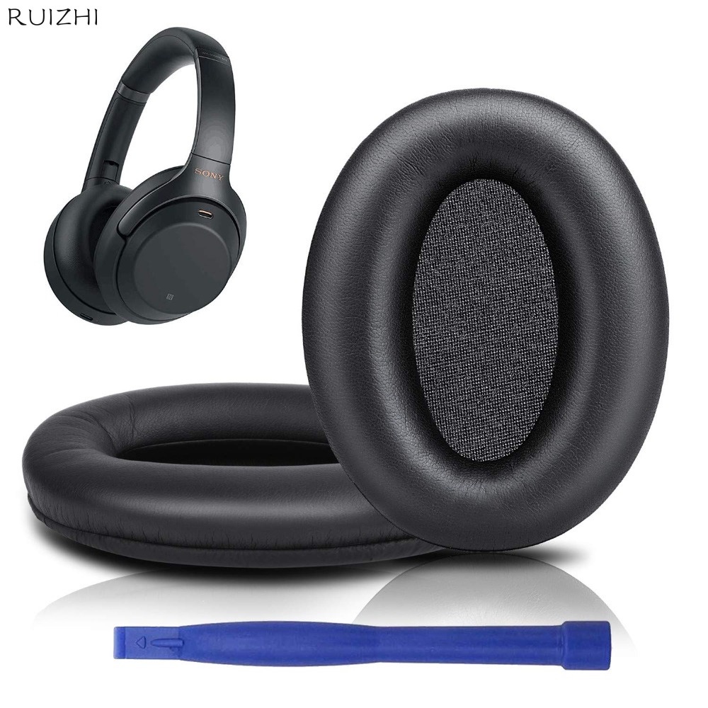 Soft Protein Leather Memory Foam Ear Pads Cushions Replacement Earpads