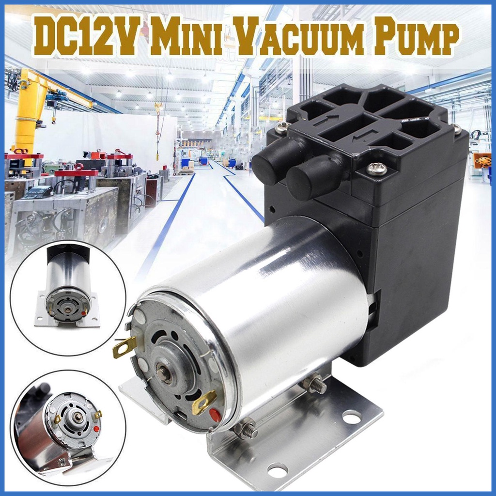 Vacuum Pump DC 12V 6W Micro Diaphragm Pump Air Compressor Low Noise