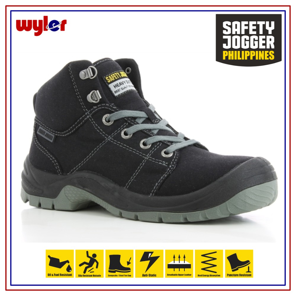 Safety Jogger Desert S1P BLack Safety Shoes Toecap Shoes Safety ...