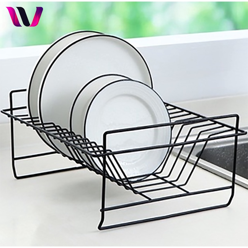 1 Layer Dish Rack Kitchen Storage Rack Drain Rack dish bowl Plate holder Shopee Philippines