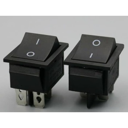 Large Switch On Off 4 Pin Black / Rocker Switch Power Switch | Shopee ...