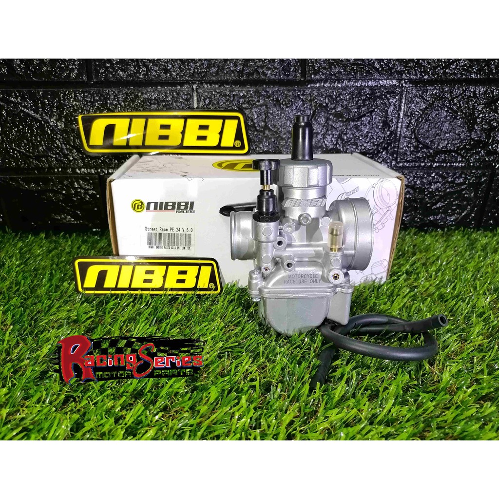 Nibbi steel race carburetor 24mm round slide pe24(orig) | Shopee ...