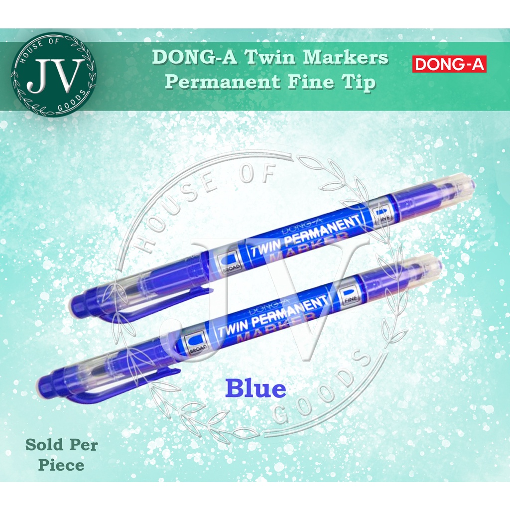 DONG A Twin Permanent Marker 1pc | Shopee Philippines