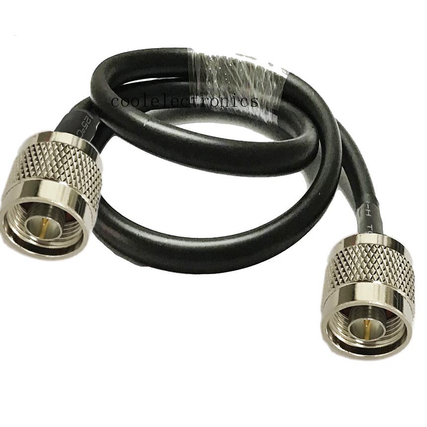 1m 2m 3m 5m 10m LMR-400 Coaxial Cable N male to N male Connector RF ...