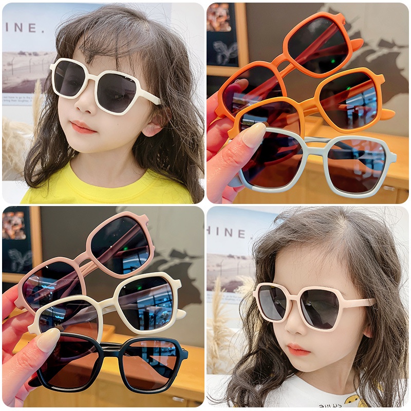 Kids Sunglasses Silicone Bendable Boys Girls Children Glasses Fashion Cool  sunglasses